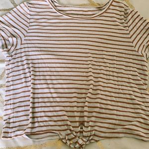 American Eagle short sleeve striped tee